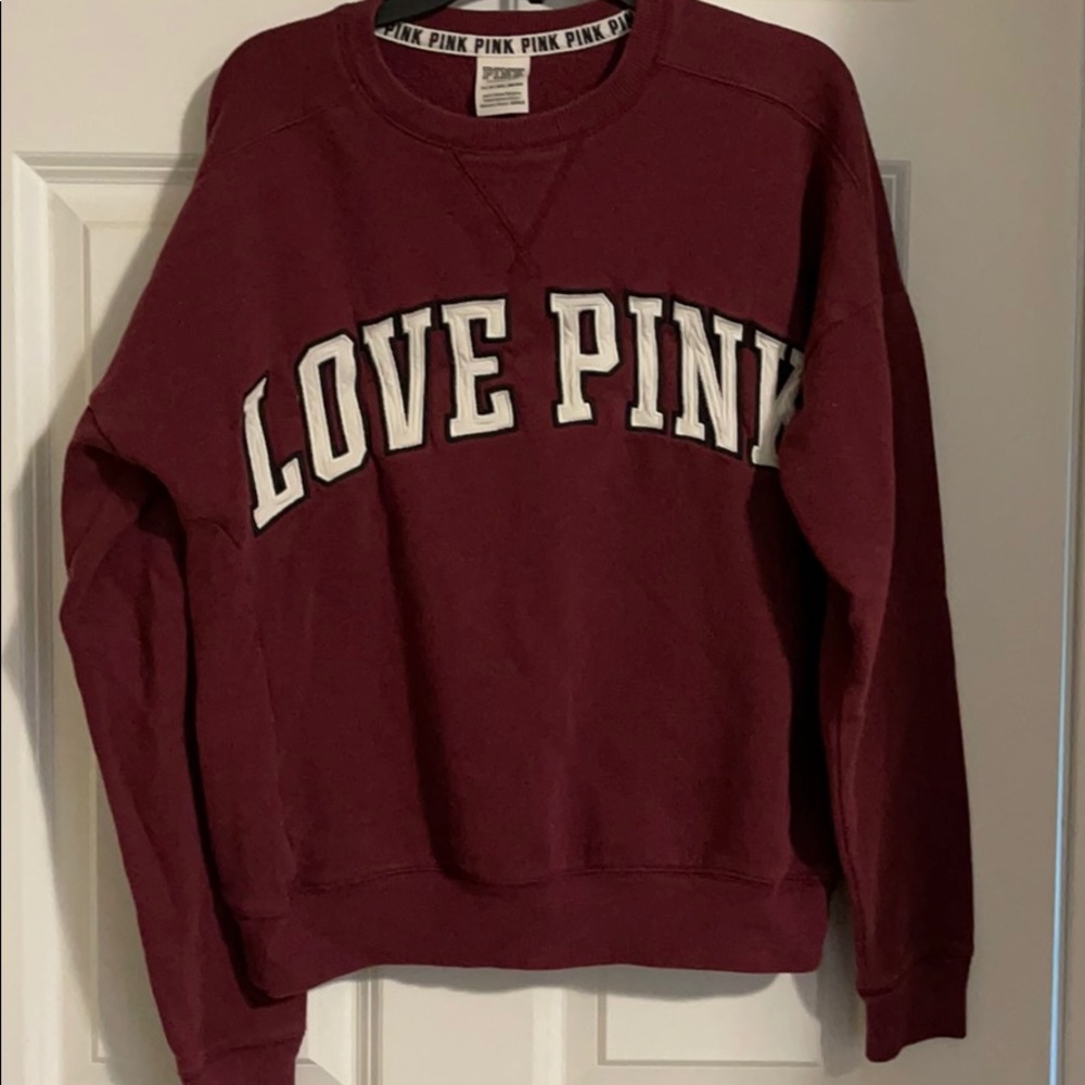 Women’s XS Pink Crew Neck Sweatshirt
